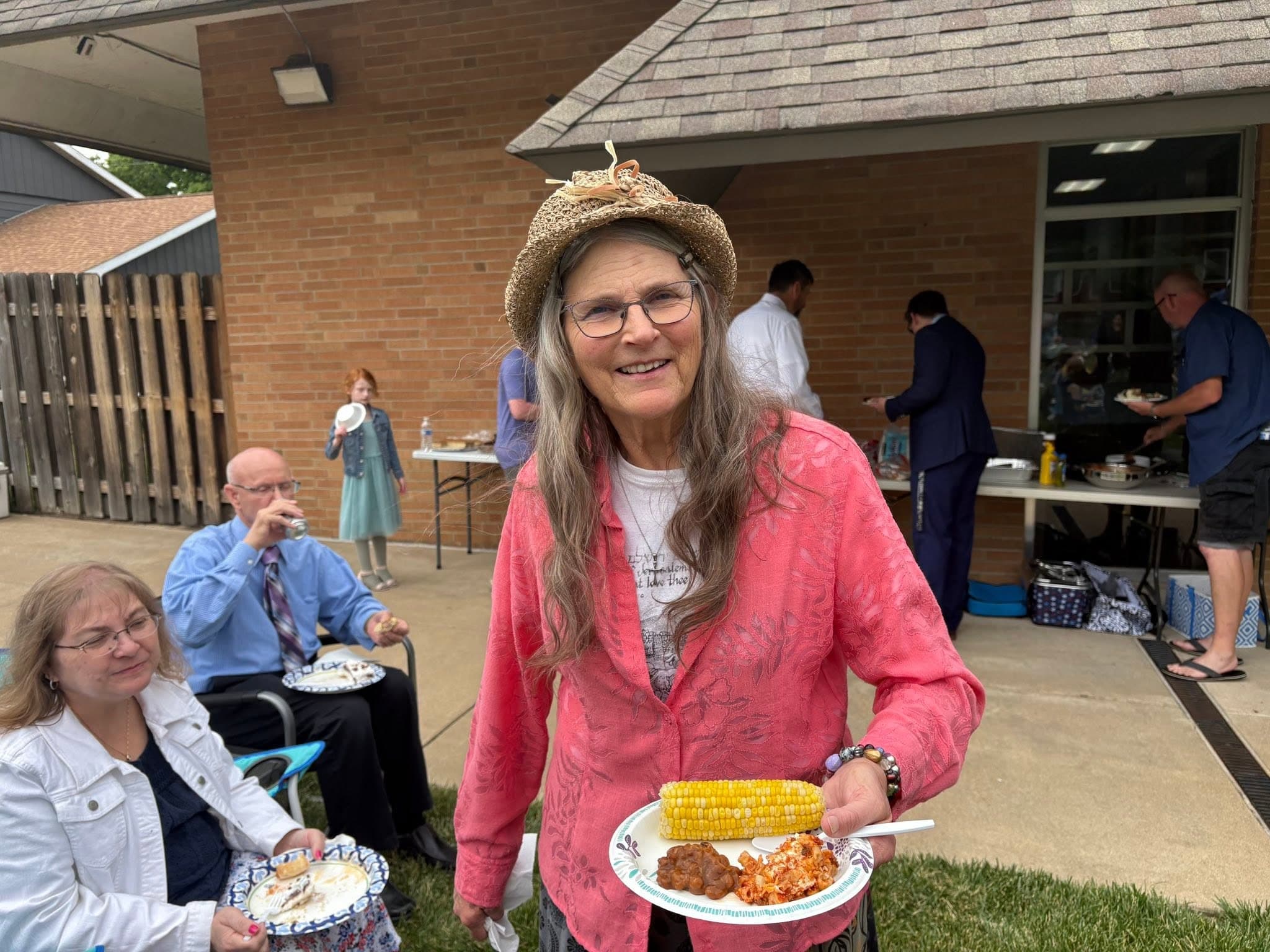 Church cookout and fellowship at Gethsemane Church