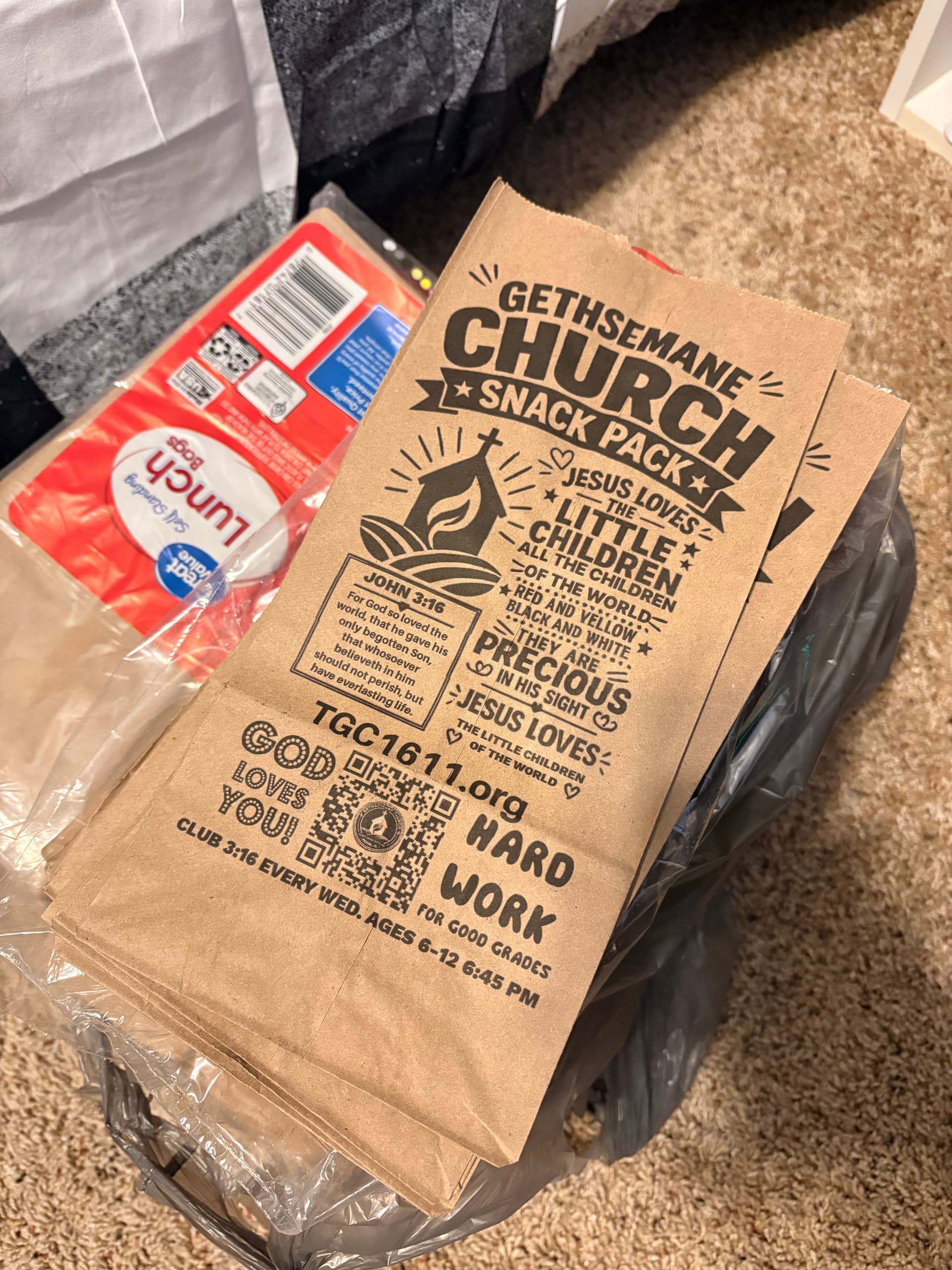 Snack Pack Ministry at Gethsemane Church